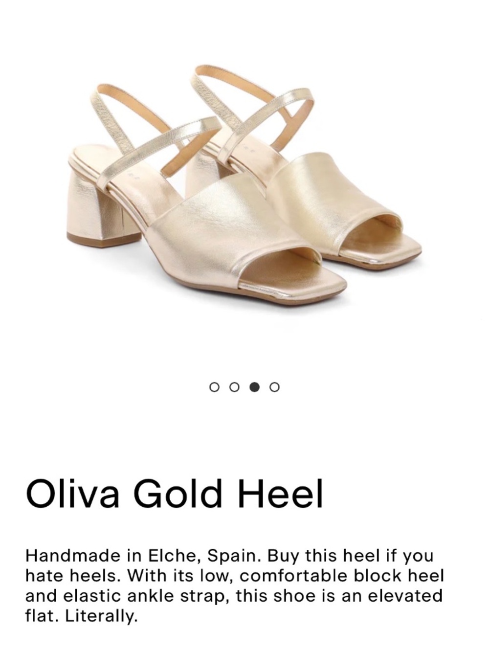 Maguire Oliva Gold shoes size 39